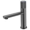 OEM и ODM латунный смеситель для раковины с одной ручкой, установленный на палубе, серый смеситель для раковины, смеситель для ванной комнаты