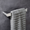 2021 новый дизайн настенный пистолет из нержавеющей стали для ванной комнаты черный полотенцесушитель одиночный держатель для полотенец