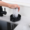 Матовая черная нержавеющая сталь 304, автоматическая мойка для чашек, ополаскиватель для стекла, инструмент для очистки ополаскивателя для кухонных раковин, стеклянная чашка