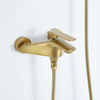 Guangdong 2021 Новый дизайн Настенный латунный золотой смеситель для душа в ванной комнате Смеситель для ванны