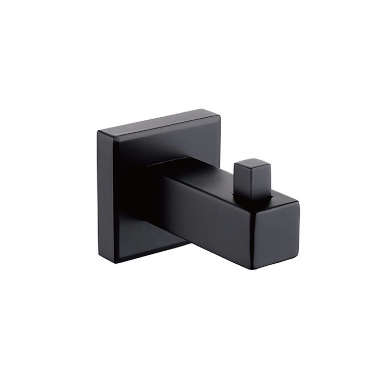 Оптовая продажа, высококачественная нержавеющая сталь SUS 304, четыре предмета, матовый черный настенный набор аксессуаров для ванной комнаты