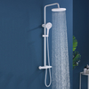 Уникальный дизайн Белая горячая и холодная вода Осадки Термостатический смеситель для ванны Набор для душа для ванной комнаты