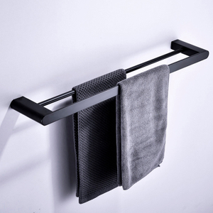 Китай на заводе новый дизайн ванной комнаты двойной черный из нержавеющей стали 304 полотенцесушитель