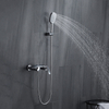 2021 Новый дизайн латунный хромированный настенный смеситель для ванной с ручным душем