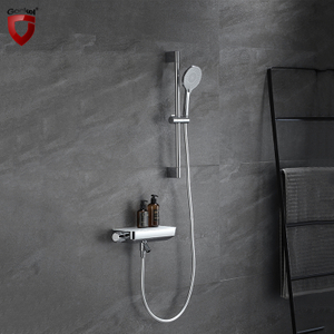 Китай Сантехника Настенный хромированный термостатический смеситель для душа в ванной комнате